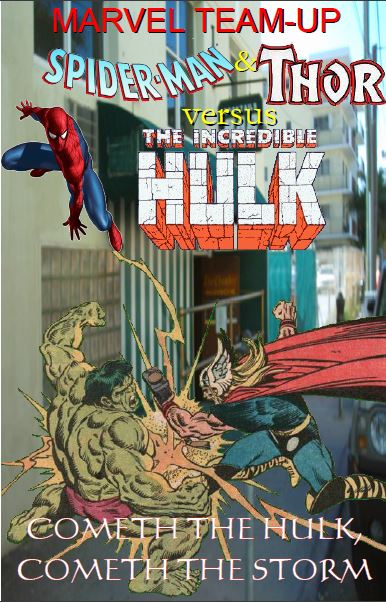 Myebook - Spider-Man and Thor v Hulk - click here to open my ebook