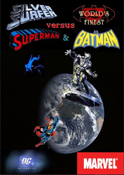 Myebook - Silver Surfer v Superman & Batman - click here to open my ebook